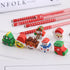 Christmas Stationery 5pcs/lot Santa Claus Snowman Tree Pencil with Eraser Cap for School Office Supplies - menochic